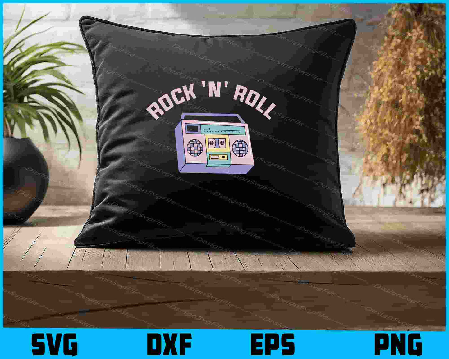 Rock 'N' Roll SVG, Radio SVG