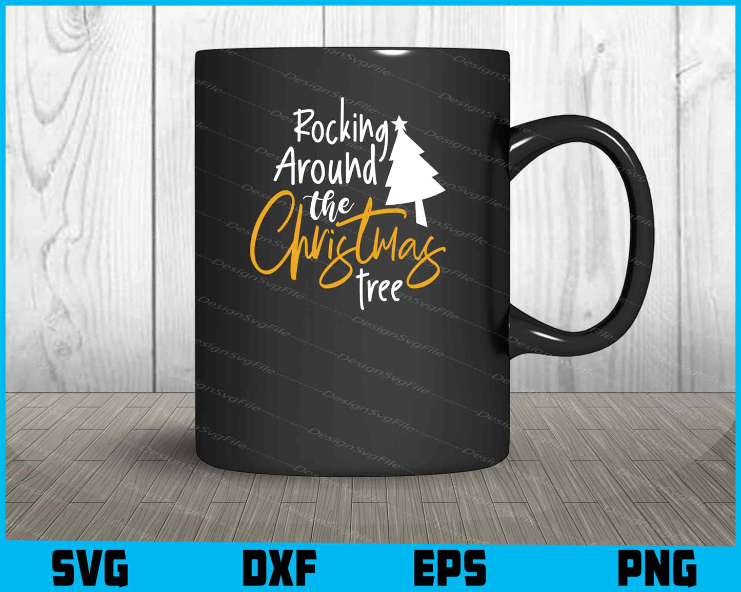 Roking Around The Christmas Tree Svg Png Dxf Digital Cutting File  - Premium Cutting Files in SVG, PNG & EPS Formats - Premium SVG Cutting Files for Crafts