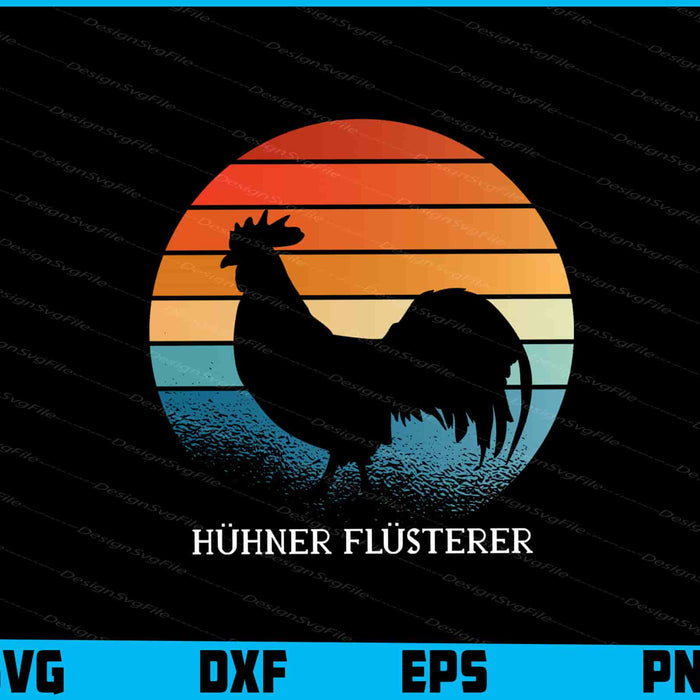 Rooster SVG, Hühner Flüsterer SVG