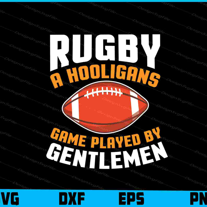 Rugby A Hooligans Game Played American Football