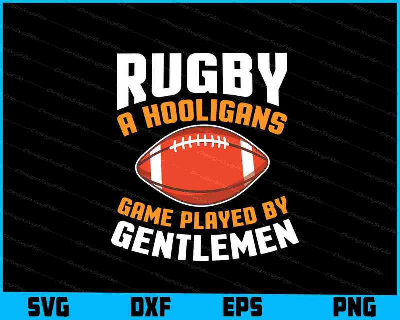 Rugby A Hooligans Game Played American Football