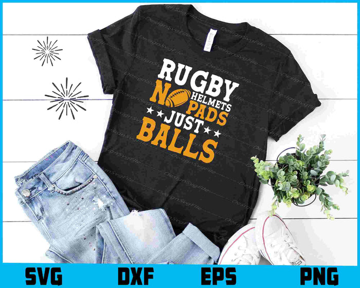 Rugby No Pads Helmets Just Balls