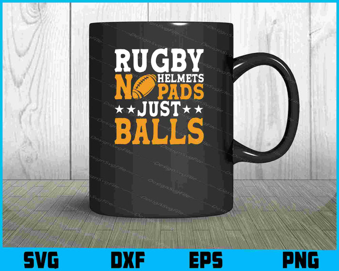 Rugby No Pads Helmets Just Balls