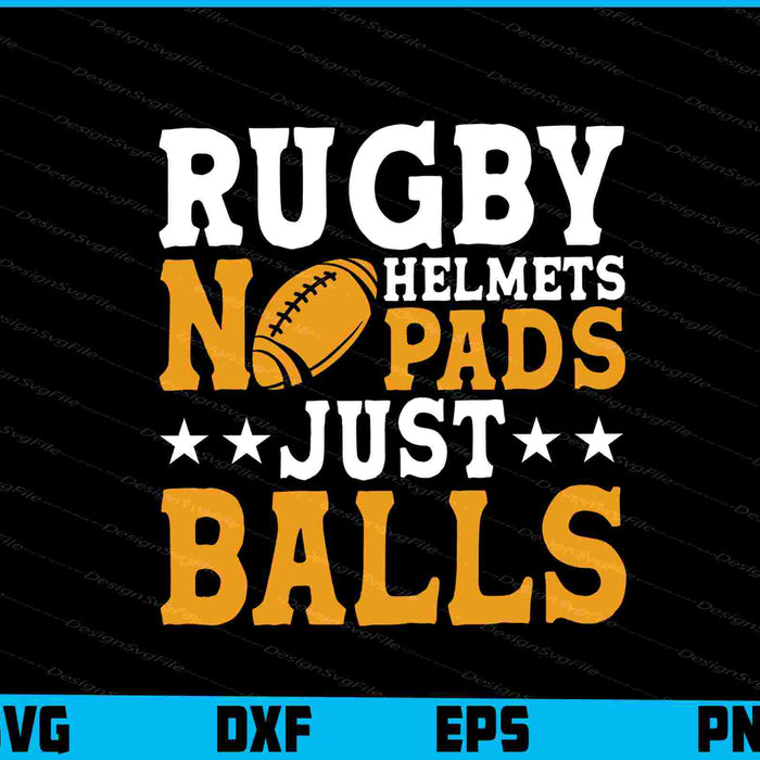 Rugby No Pads Helmets Just Balls