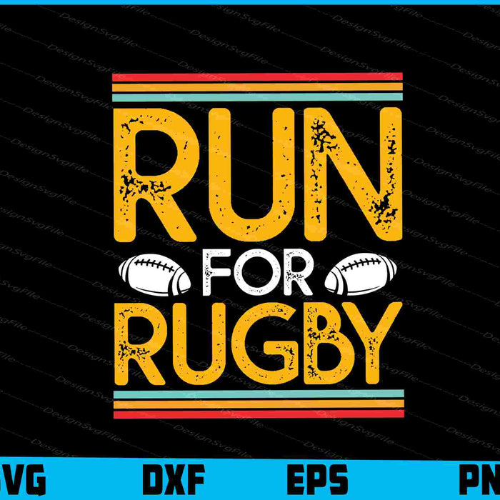 Run For Rugby Player