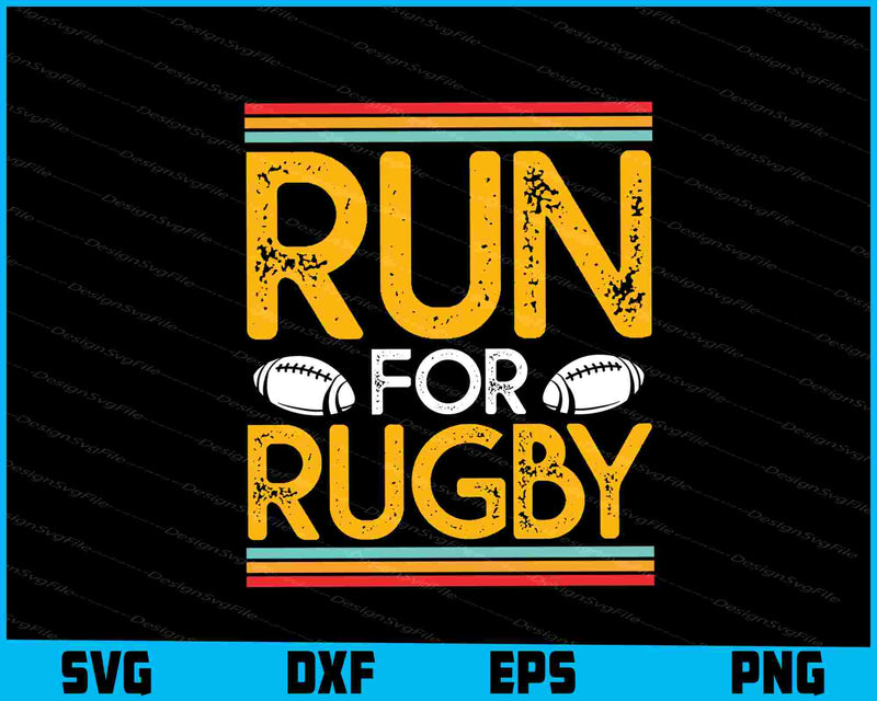 Run For Rugby Player