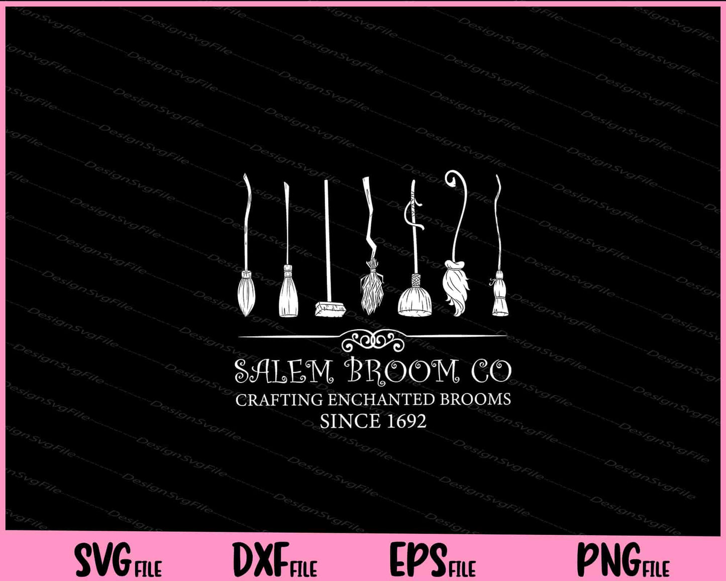 Salem Broom co crafting enchanted brooms Svg Cutting Printable Files  - Premium Cutting Files in SVG, PNG & EPS Formats - Premium SVG Cutting Files for Crafts