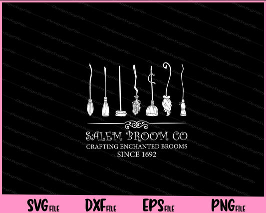 Salem Broom co crafting enchanted brooms Svg Cutting Printable Files  - Premium Cutting Files in SVG, PNG & EPS Formats - Premium SVG Cutting Files for Crafts