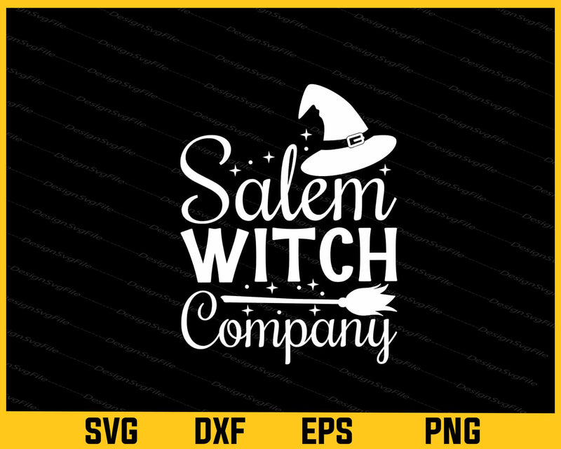 Salem Witch Company Halloween Svg Cutting Printable File  - Premium Cutting Files in SVG, PNG & EPS Formats - Premium SVG Cutting Files for Crafts