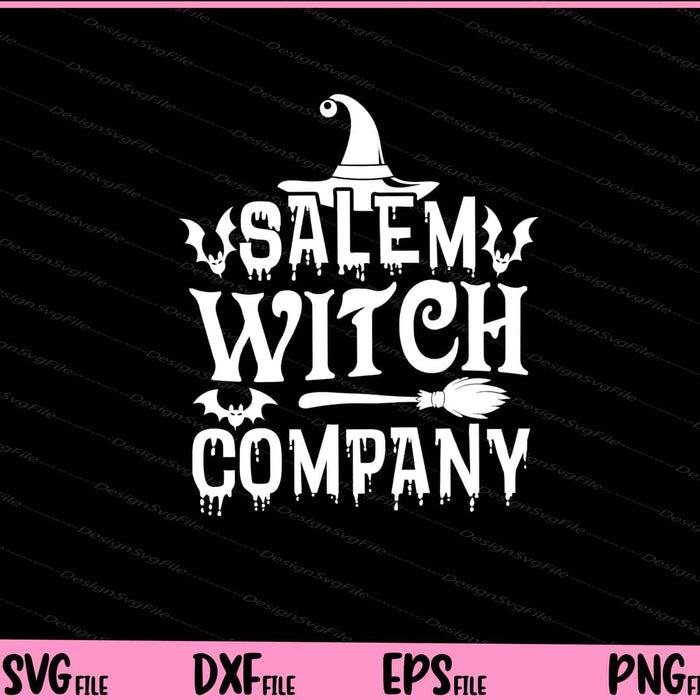 Salem witch company Halloween Svg Cutting Printable Files  - Premium Cutting Files in SVG, PNG & EPS Formats - Premium SVG Cutting Files for Crafts