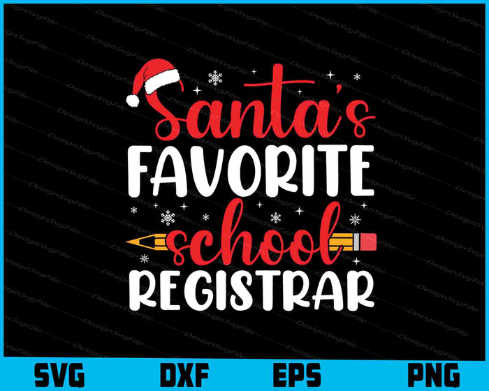 Christmas Bundle SVG School Registrar PNG