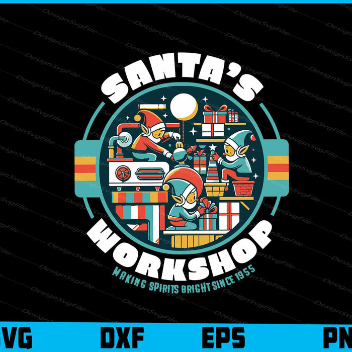 Santa’s Workshop Making Spirits Bright