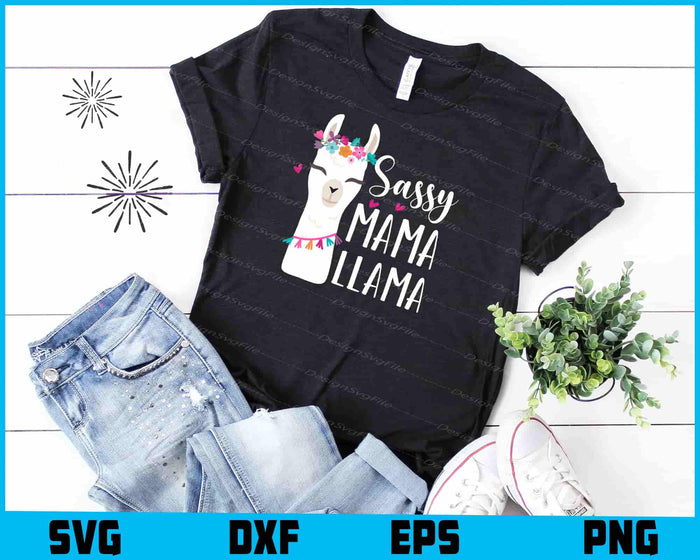 Sassy Mama Llama SVG, Animals PNG