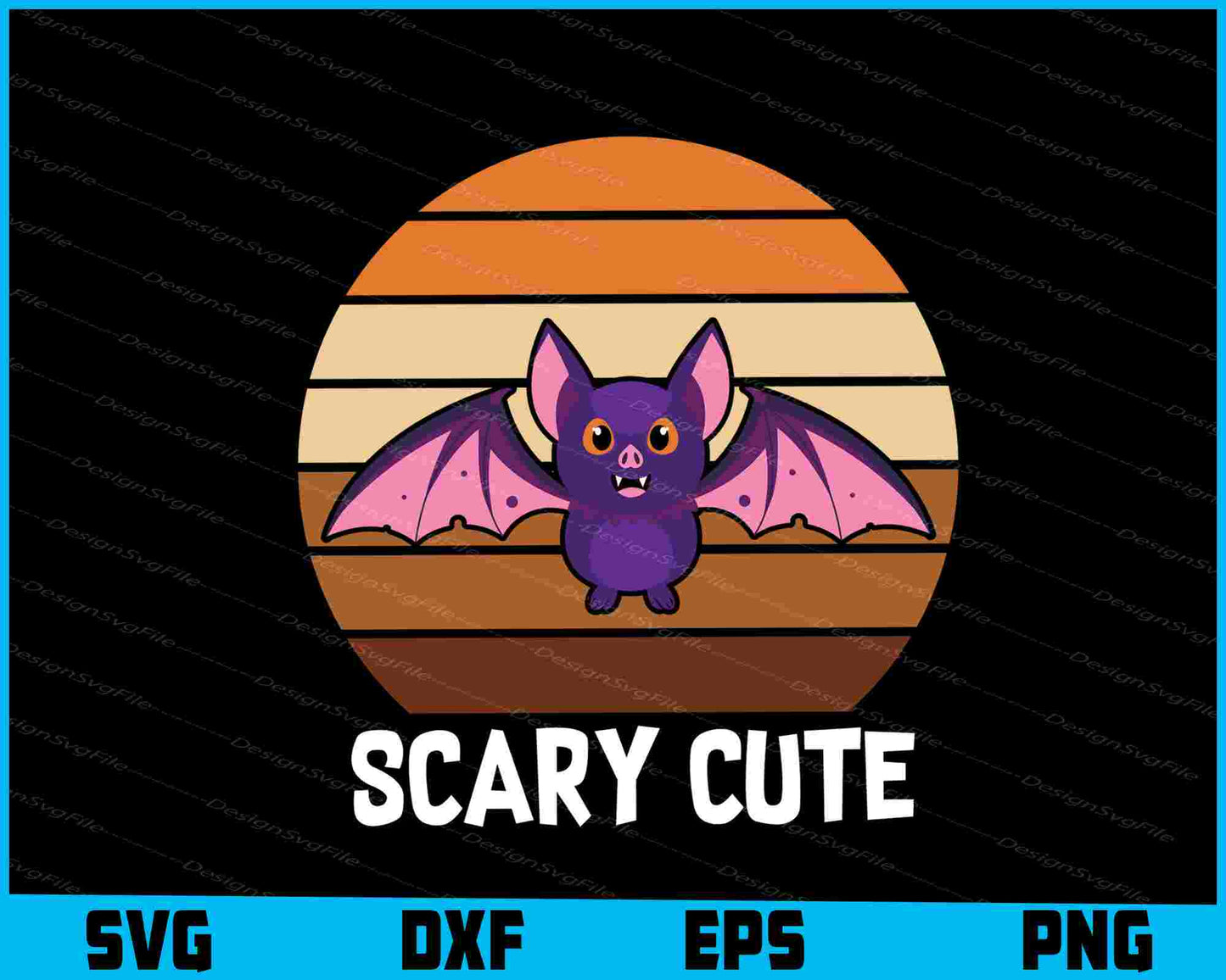 Scary Cute Bat Bird Halloween SVG PNG Printable File  - Premium Cutting Files in SVG, PNG & EPS Formats - Premium SVG Cutting Files for Crafts