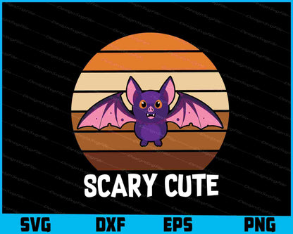 Scary Cute Bat Bird Halloween SVG PNG Printable File  - Premium Cutting Files in SVG, PNG & EPS Formats - Premium SVG Cutting Files for Crafts