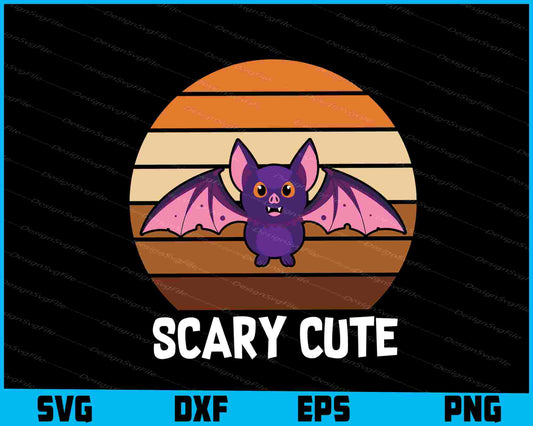 Scary Cute Bat Bird Halloween SVG PNG Printable File  - Premium Cutting Files in SVG, PNG & EPS Formats - Premium SVG Cutting Files for Crafts