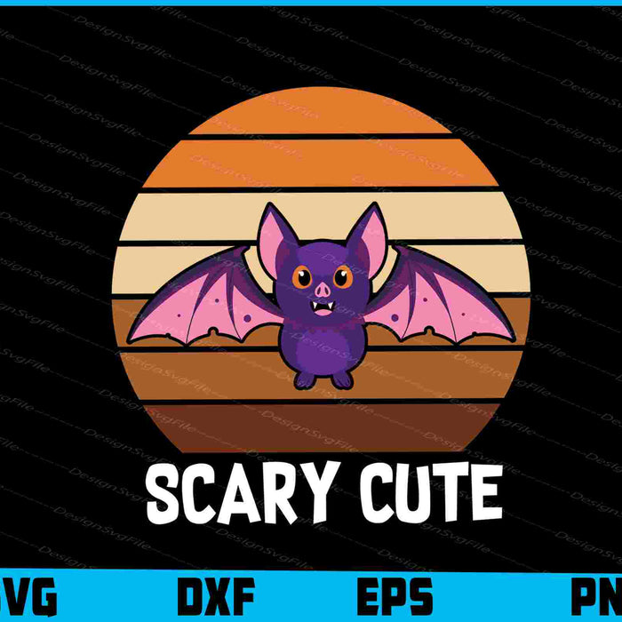Scary Cute Bat Bird Halloween SVG PNG Printable File  - Premium Cutting Files in SVG, PNG & EPS Formats - Premium SVG Cutting Files for Crafts