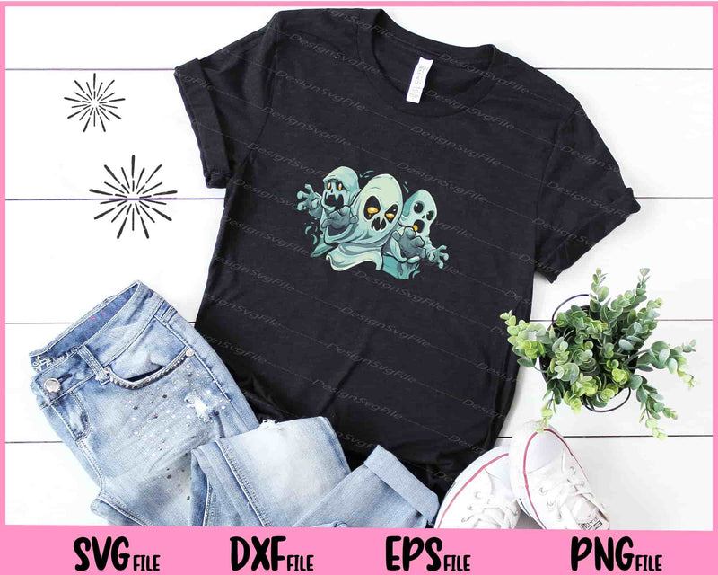 Scary Ghost Monster Svg Cutting Printable Files  - Premium Cutting Files in SVG, PNG & EPS Formats - Premium SVG Cutting Files for Crafts