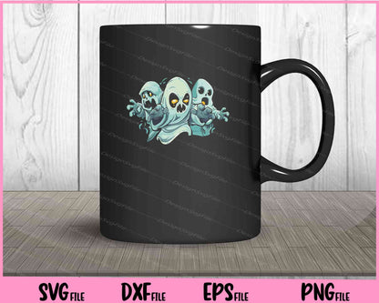 Scary Ghost Monster Svg Cutting Printable Files  - Premium Cutting Files in SVG, PNG & EPS Formats - Premium SVG Cutting Files for Crafts