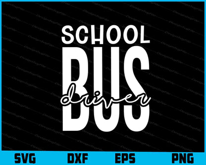 School Bus Driver SVG