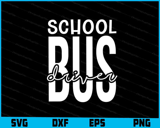 School Bus Driver SVG