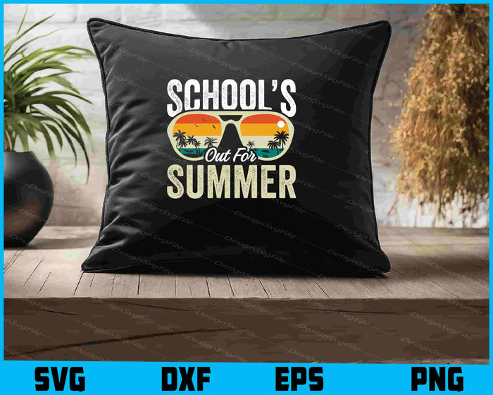 School's Out For Summer SVG