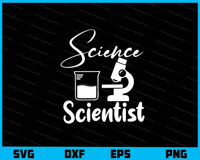 Science Scientist Svg Cutting Printable File  - Premium Cutting Files in SVG, PNG & EPS Formats - Premium SVG Cutting Files for Crafts