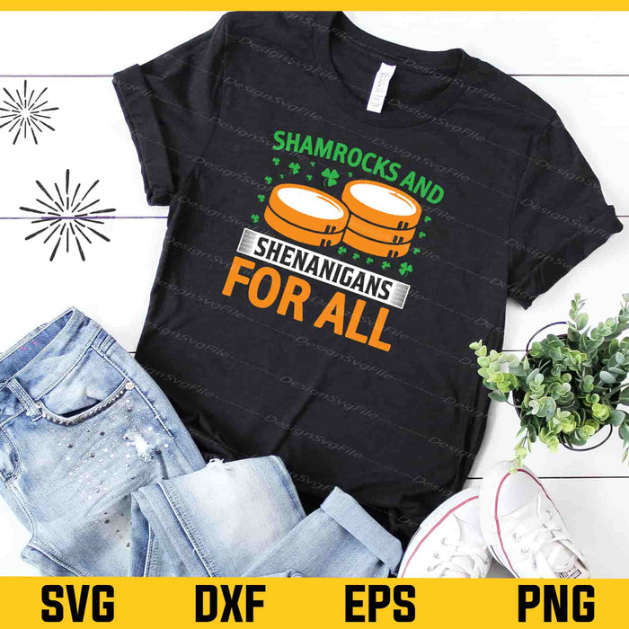 Shamrocks & Shenanigans St Patrick Day Svg Cutting Printable File  - Premium Cutting Files in SVG, PNG & EPS Formats - Premium SVG Cutting Files for Crafts