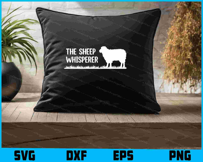Sheep Whisperer SVG, Animals PNG