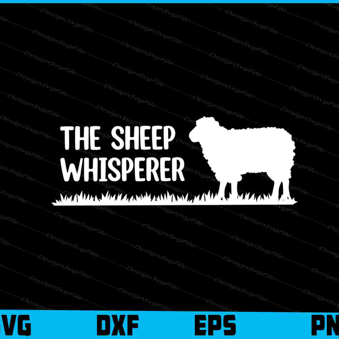 Sheep Whisperer SVG, Animals PNG