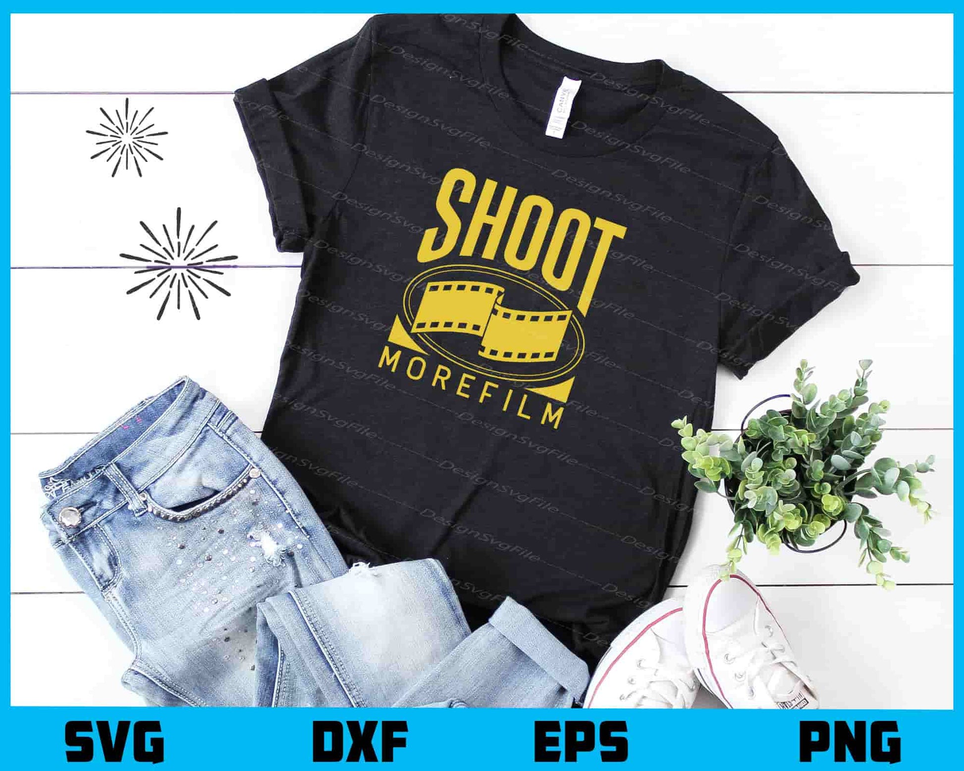 Shoot Morefilm Photography Svg Cutting Printable File  - Premium Cutting Files in SVG, PNG & EPS Formats - Premium SVG Cutting Files for Crafts