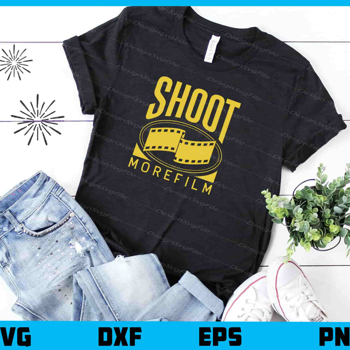 Shoot Morefilm Photography Svg Cutting Printable File  - Premium Cutting Files in SVG, PNG & EPS Formats - Premium SVG Cutting Files for Crafts