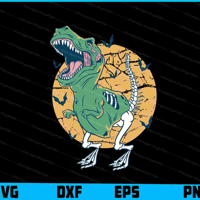 Skeleton T-rex Halloween