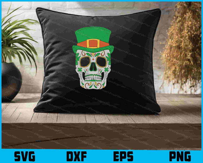 Skull St-patrick’s Day SVG