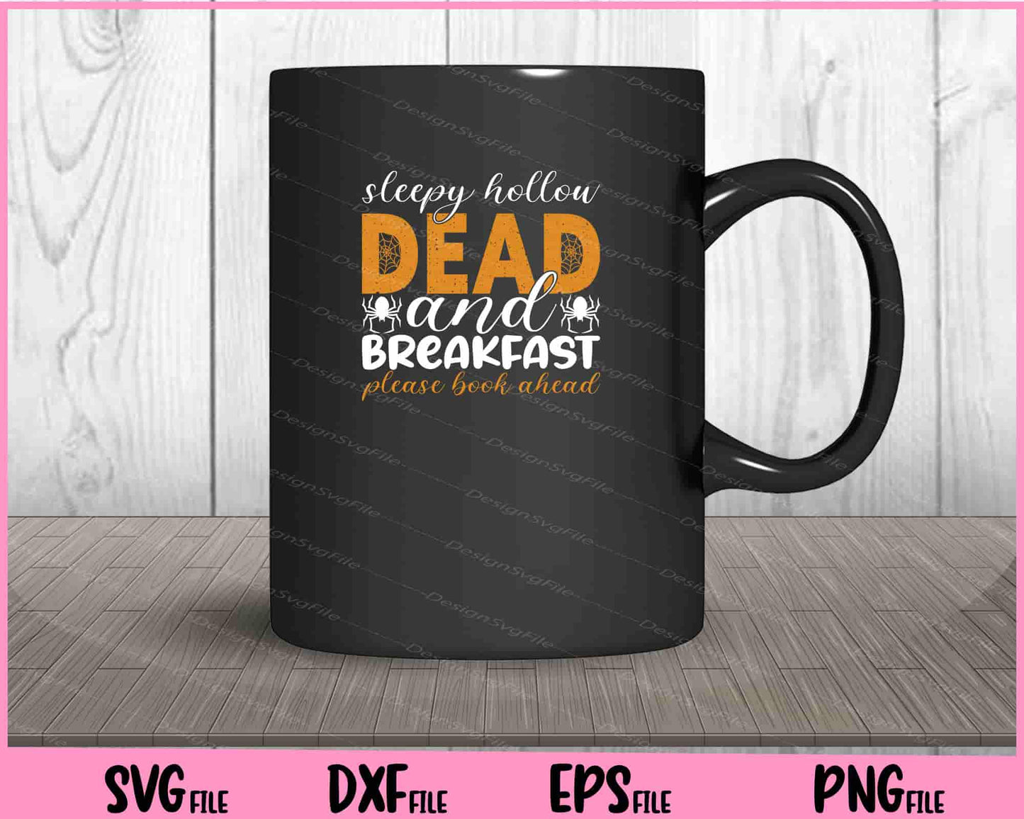 Sleepy Hollow Dead And Breakfast Please Book Halloween Svg Cutting Printable Files  - Premium Cutting Files in SVG, PNG & EPS Formats - Premium SVG Cutting Files for Crafts