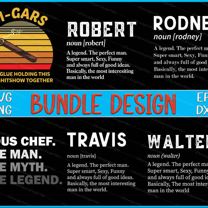 Smoke Bundle SVG, Myth Legend PNG Chef