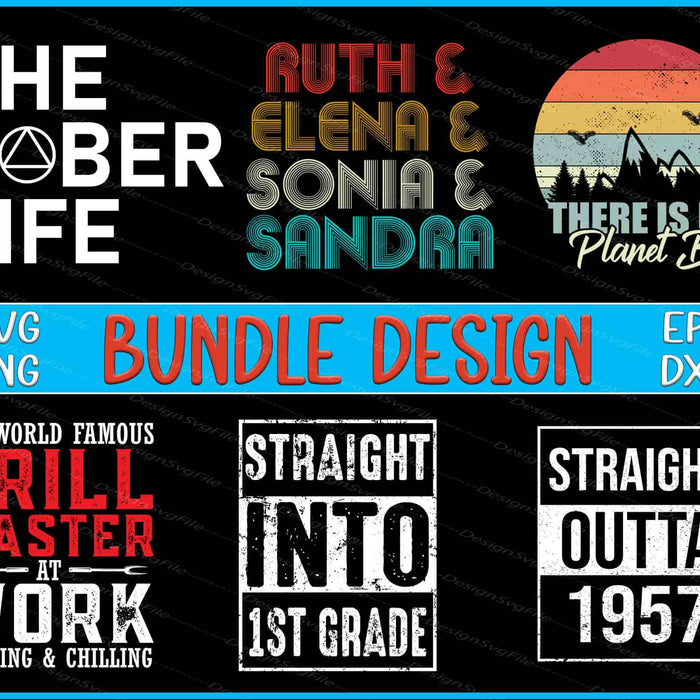Smoking BBQ SVG, Planet PNG Bundle Funny