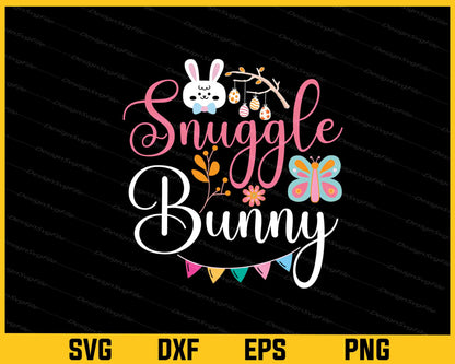 Snuggle Bunny Svg Cutting Printable File  - Premium Cutting Files in SVG, PNG & EPS Formats - Premium SVG Cutting Files for Crafts