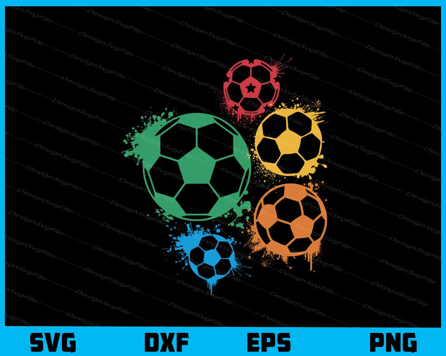 Soccer Balls Vintage Soccer Svg Cutting Printable File  - Premium Cutting Files in SVG, PNG & EPS Formats - Premium SVG Cutting Files for Crafts