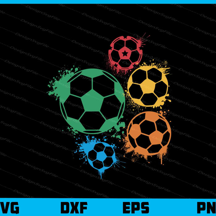 Soccer Balls Vintage Soccer Svg Cutting Printable File  - Premium Cutting Files in SVG, PNG & EPS Formats - Premium SVG Cutting Files for Crafts