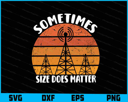 Sometimes Size Does Matter SVG, Ham Radio