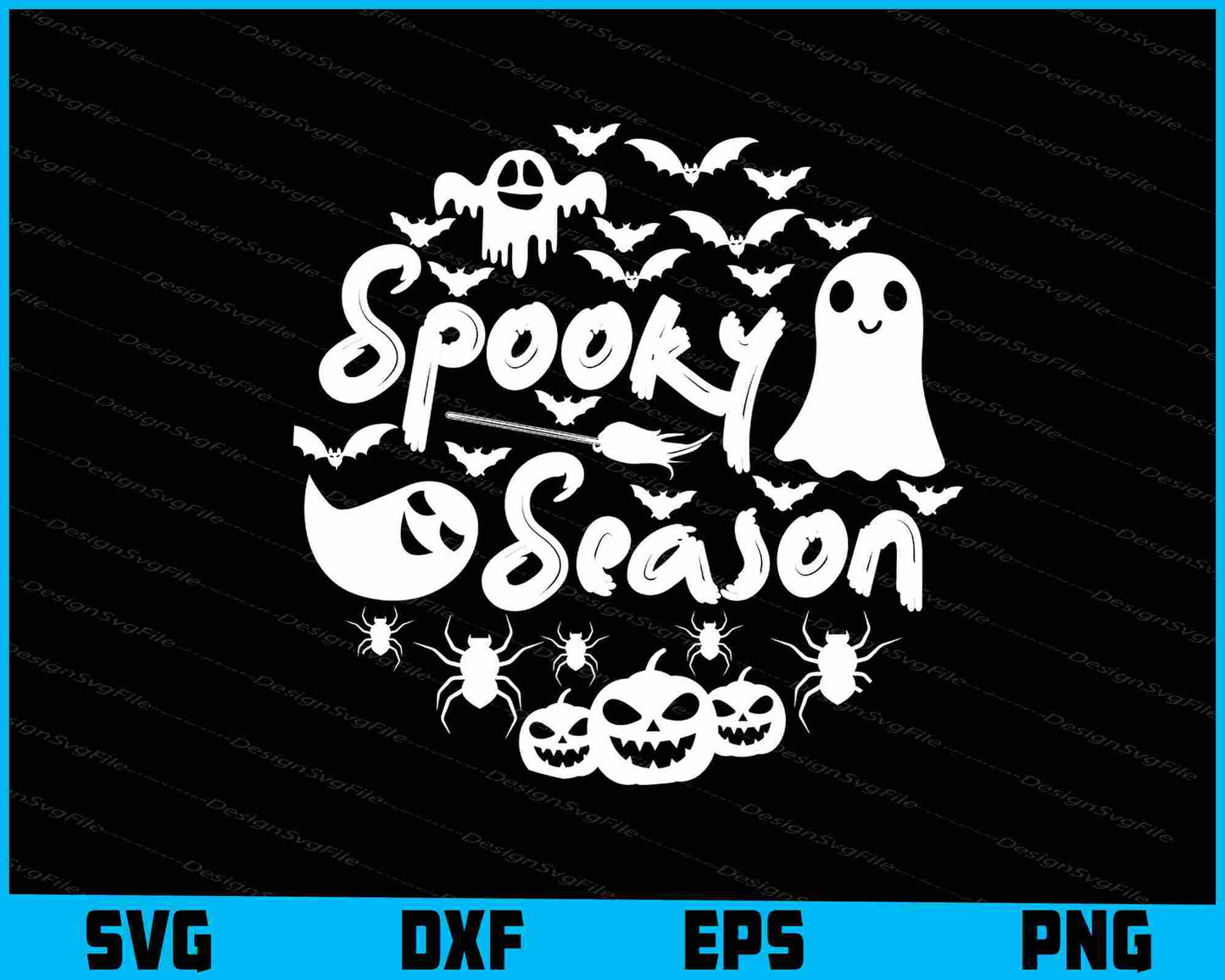 Spooky Season Halloween Svg, Png Design, Funny Quotes cut files  - Premium Cutting Files in SVG, PNG & EPS Formats - Premium SVG Cutting Files for Crafts