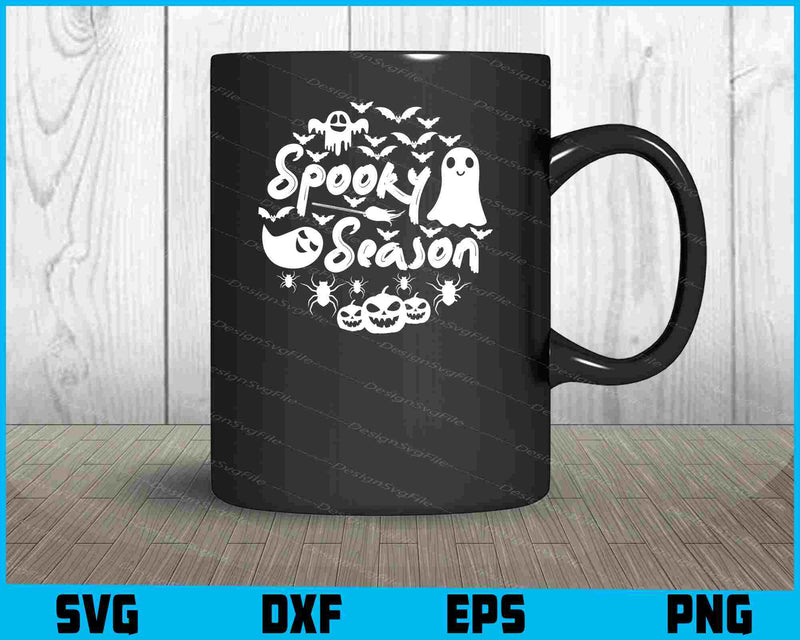 Spooky Season Halloween Svg, Png Design, Funny Quotes cut files  - Premium Cutting Files in SVG, PNG & EPS Formats - Premium SVG Cutting Files for Crafts