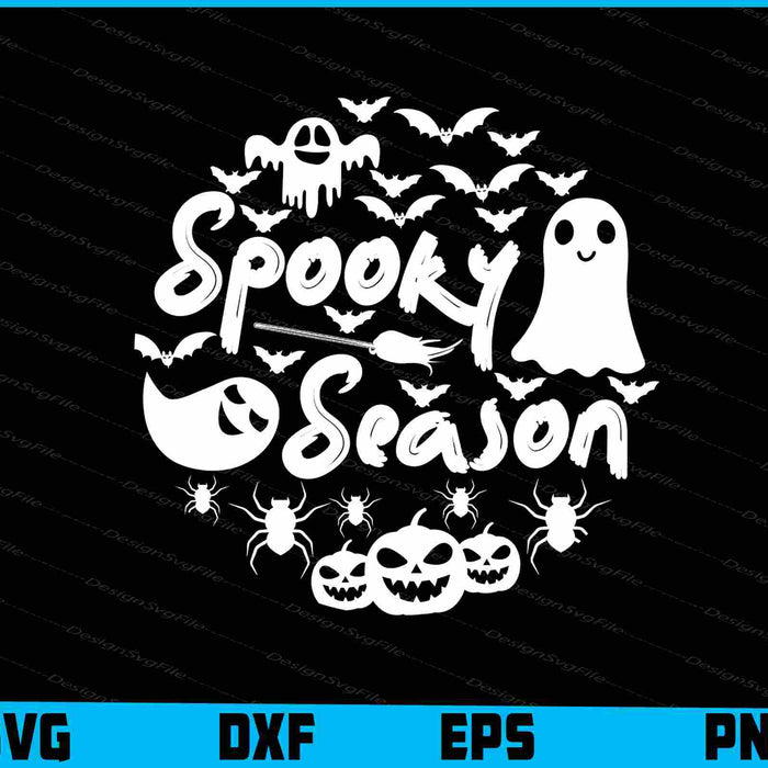 Spooky Season Halloween Svg, Png Design, Funny Quotes cut files  - Premium Cutting Files in SVG, PNG & EPS Formats - Premium SVG Cutting Files for Crafts