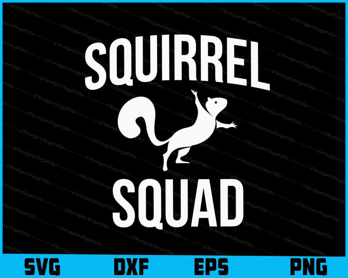 Squirrel Squad SVG, Animals PNG