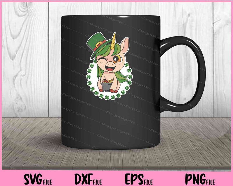 St. Patricks Unicorn Funny mug
