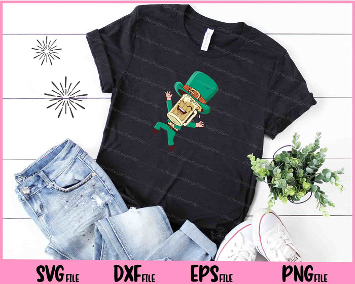 St Patrick's Day Beer Cartoon Svg Cutting Printable Files  - Premium Cutting Files in SVG, PNG & EPS Formats - Premium SVG Cutting Files for Crafts