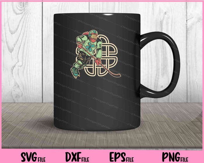 St Patrick's Hockey Game Ball Svg Cutting Printable Files  - Premium Cutting Files in SVG, PNG & EPS Formats - Premium SVG Cutting Files for Crafts