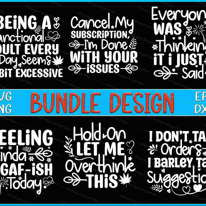 Subscription Bundle SVG Funny PNG
