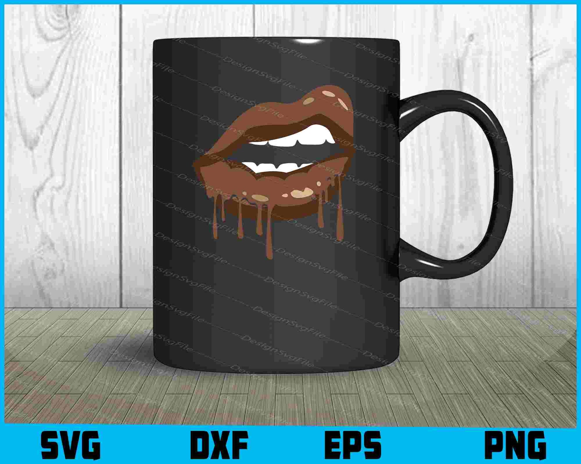 Sugar Sexy Lips SVG PNG Printable File  - Premium Cutting Files in SVG, PNG & EPS Formats - Premium SVG Cutting Files for Crafts